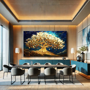 Impression arbre abstrait