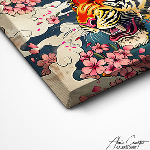 TABLEAU JAPONAIS TIGRE Alessio Cacciatore