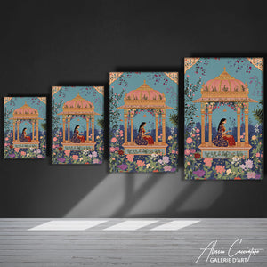 TABLEAU PAYSAGE HINDOU AlessioCacciatore