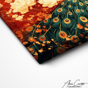 TABLEAU PAON CHINOIS Alessio Cacciatore