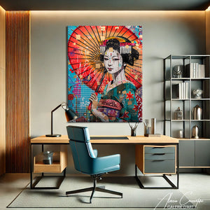 TABLEAU JAPONAIS FEMME Alessio Cacciatore