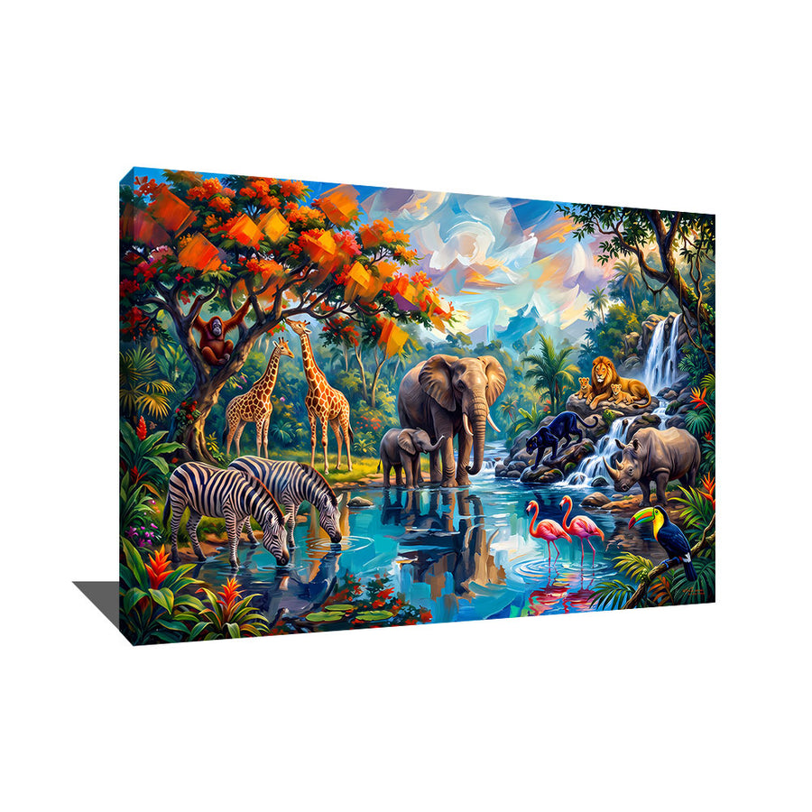 Peinture Jungle