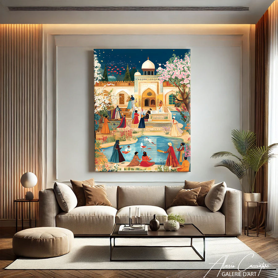 Tableau Arabe Moderne
– mise en situation