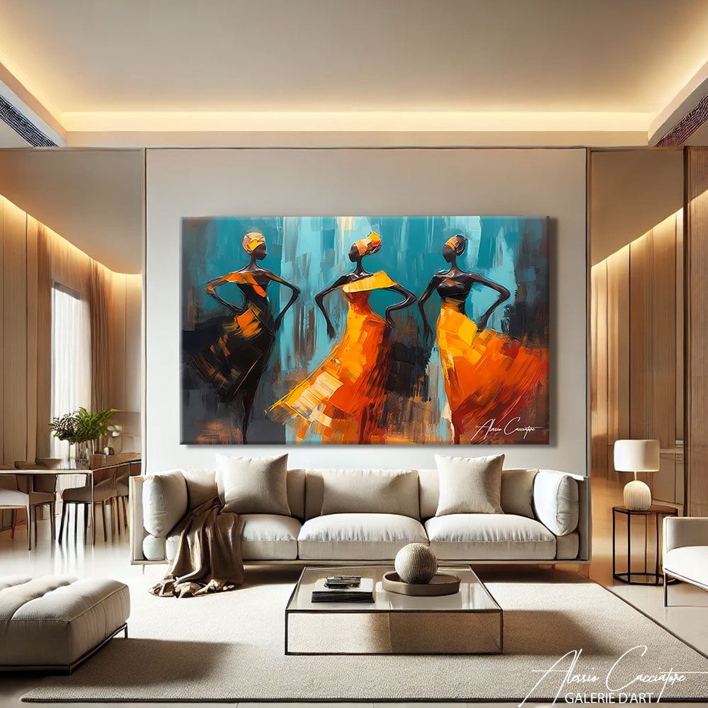TABLEAU DE DANSE AFRICAINE