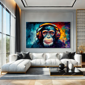 Tableau Singe Musique