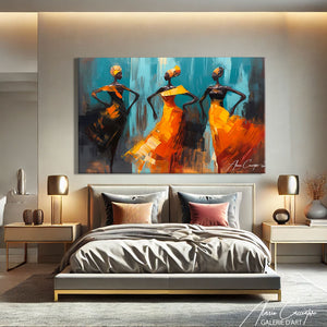 TABLEAU DE FEMME AFRICAINE