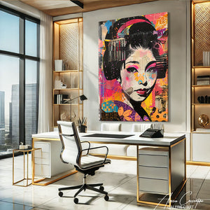 TABLEAU STREET ART PORTRAIT