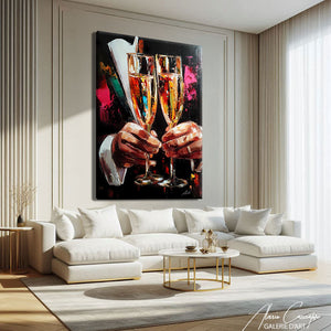 Tableau champagne