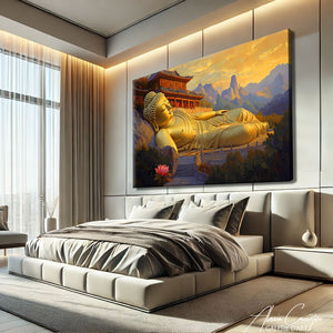 TABLEAU BOUDDHA COLORE