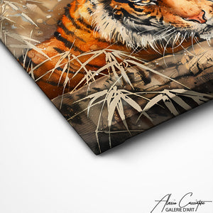 TABLEAU CHINOIS TIGRE Alessio Cacciatore