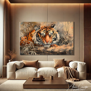 TABLEAU CHINOIS TIGRE