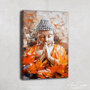 Tableau Bouddha Abstrait