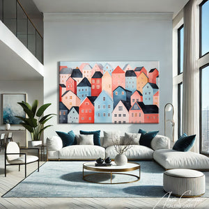 Tableau Salon Scandinave