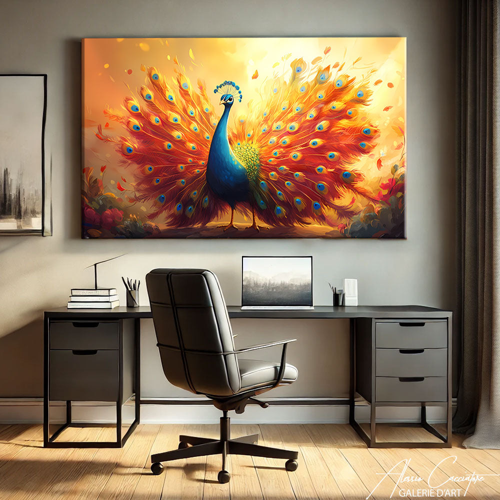 Paon Peinture Acrylique