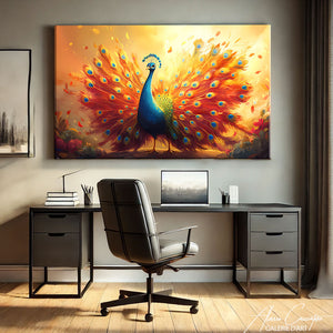 Paon Peinture Acrylique