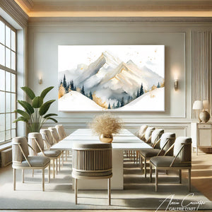 Toile Peinture Montagne