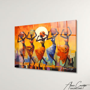 TABLEAU DANSEUSE AFRICAINE Alessio Cacciatore