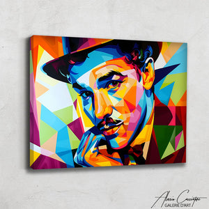 Tableau Pop Art Charlie Chaplin