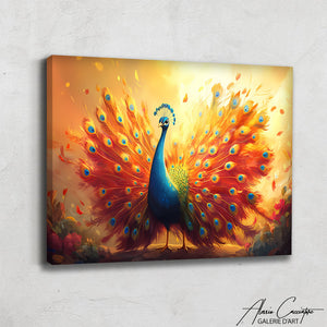 Paon Peinture Acrylique