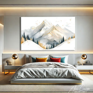 Tableau Toile Montagne
