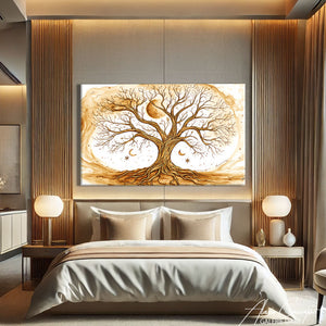 tableau peinture arbre