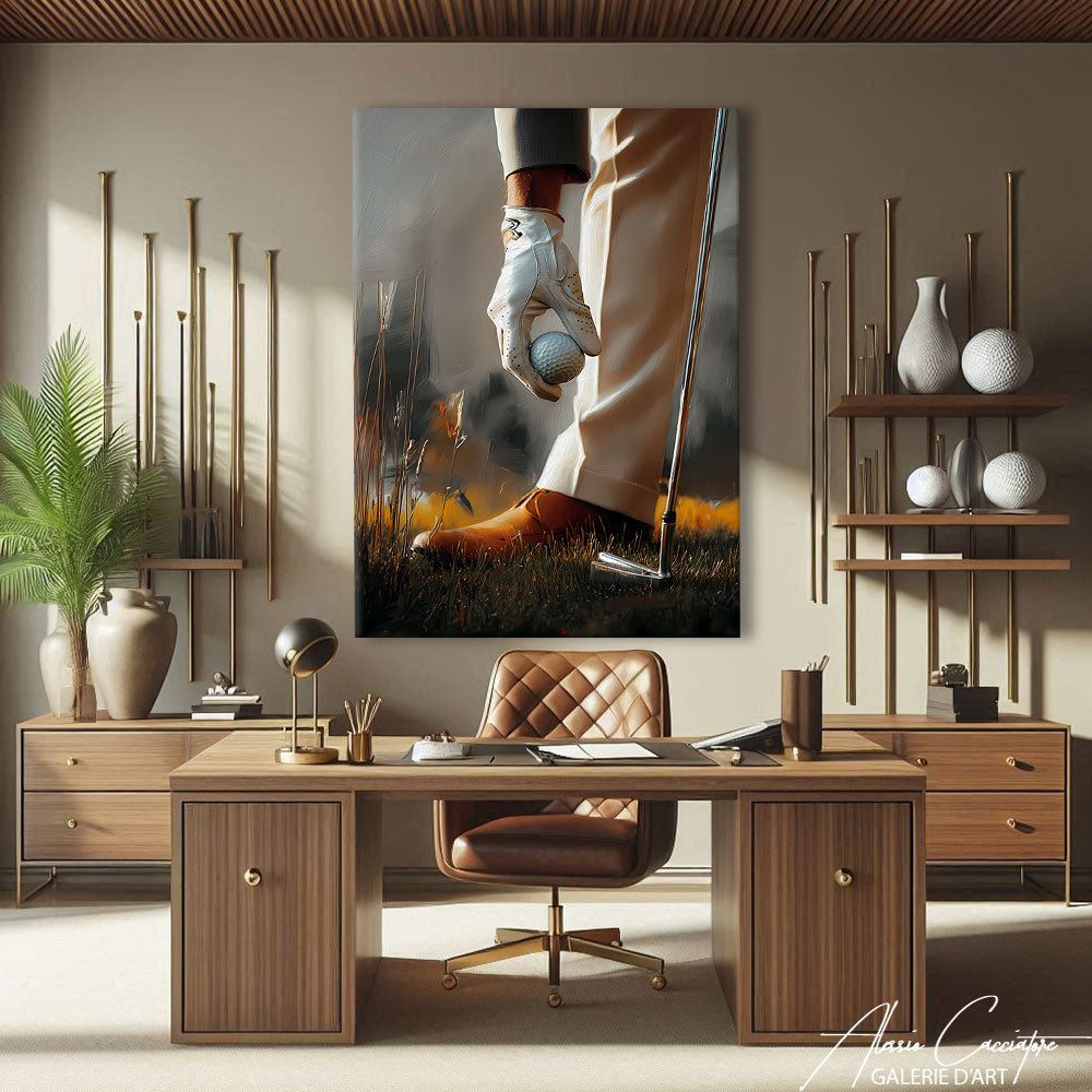 Tableau golfeur