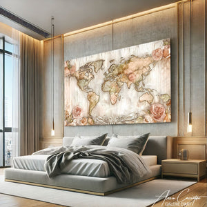 Cadre Map Monde