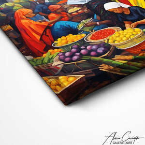 TABLEAU MARCHÉ AFRICAIN Alessio Cacciatore