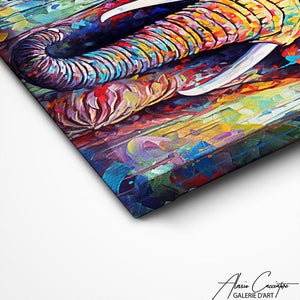 TABLEAU ÉLÉPHANT ACRYLIQUE Alessio Cacciatore
