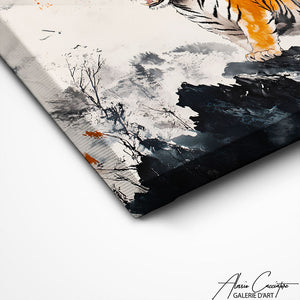 TABLEAU ABSTRAIT TIGRE Alessio Cacciatore