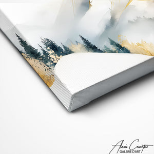 TABLEAU BLANC MONTAGNE Alessio Cacciatore