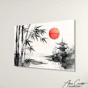 TABLEAU BAMBOUS JAPONAIS Alessio Cacciatore