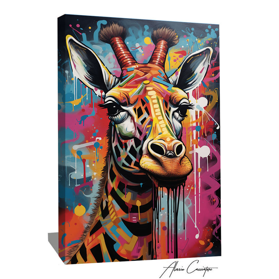 tableau girafe
