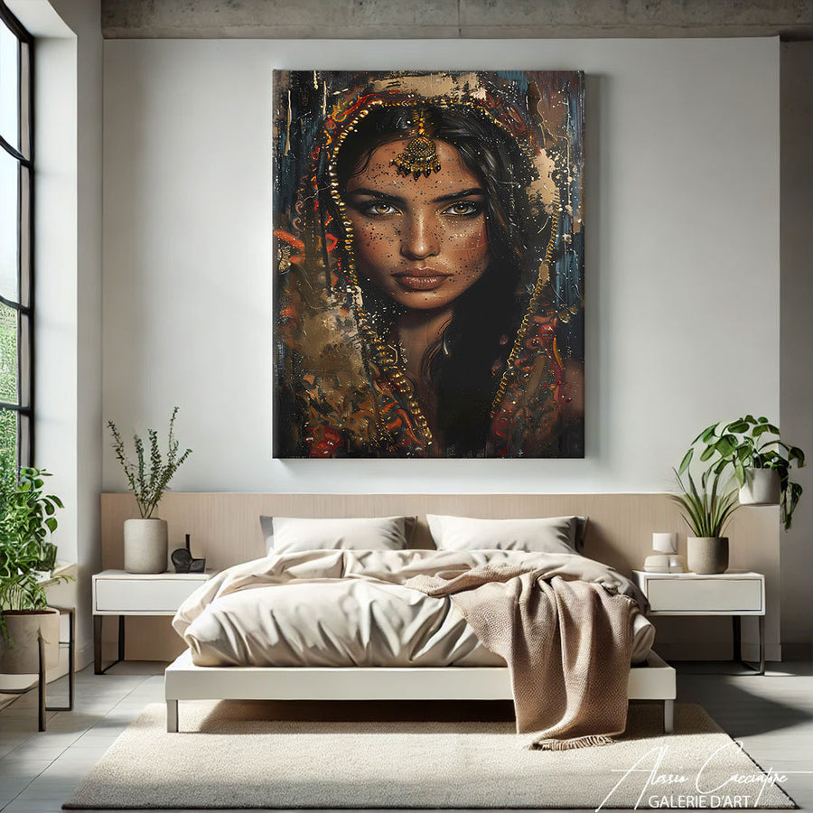 Tableau Femme Marocaine
– mise en situation