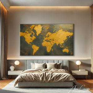 Tableau Carte Du Monde