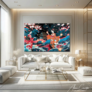 Tableau Paysage Japon