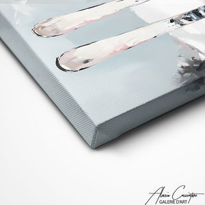 TABLEAU SKI ABSTRAIT AlessioCacciatore