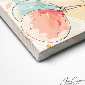 TABLEAU LAPIN ENFANT Alessio Cacciatore