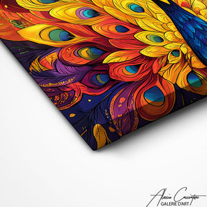 TABLEAU COULEUR PAON AlessioCacciatore