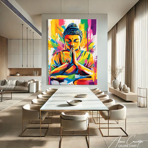 Tableau Bouddha Abstrait