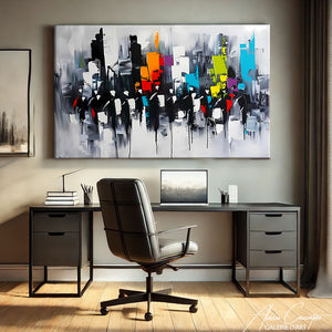 Tableau Contemporain sur Toile
