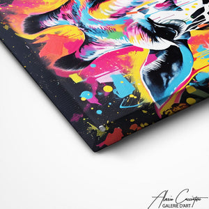 TABLEAU COULEUR GIRAFE Alessio Cacciatore