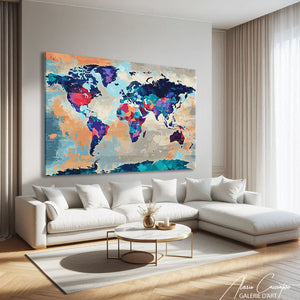 Tableau Carte du monde