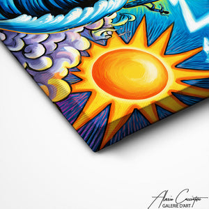TABLEAU VAGUES MER AlessioCacciatore