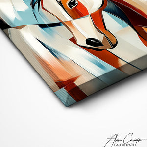 TABLEAU CHEVAL GEOMETRIQUE AlessioCacciatore