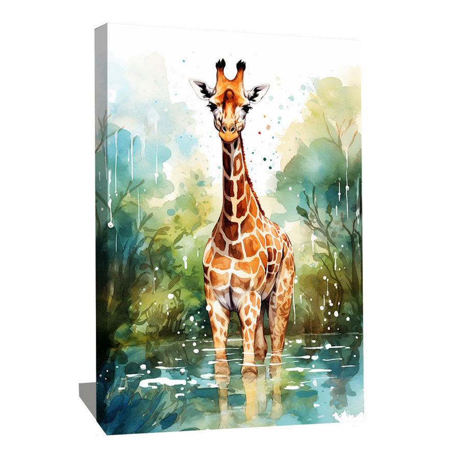 tableau girafe