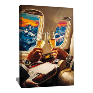 Tableau champagne luxe