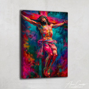 TABLEAU CRUCIFIXION JESUS AlessioCacciatore