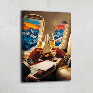 Tableau champagne luxe