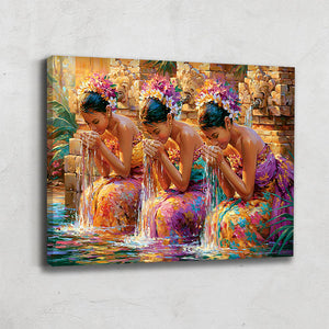 Tableau Peinture Bali